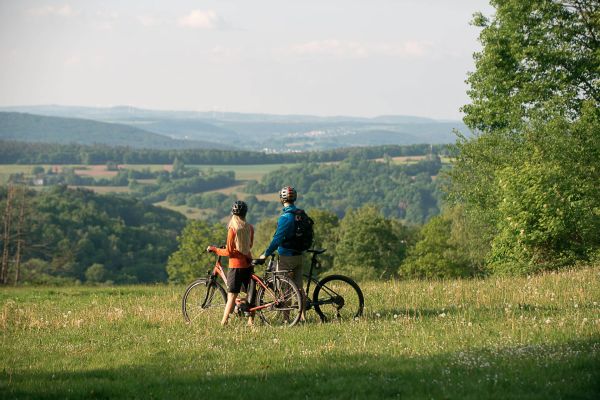 Schöner Ausblick auf dem Radweg R3