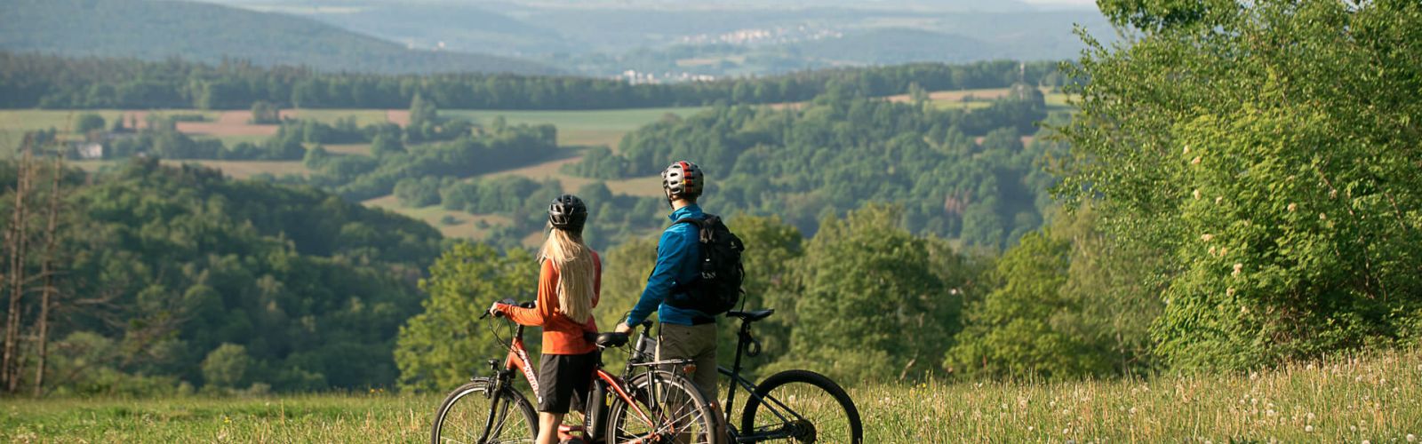 Schöner Ausblick auf dem Radweg R3